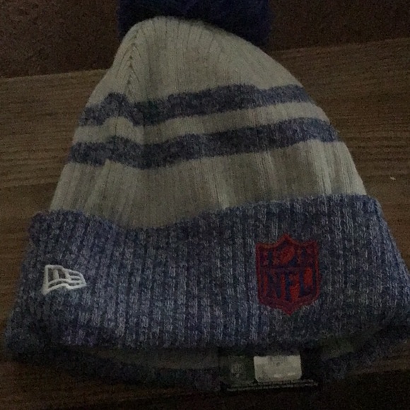🏈🏈🏈NWT.New England Patriots AFC NFL Pom Beanie Knit Hat. New Era🏈🏈🏈🏈 - Picture 2 of 8